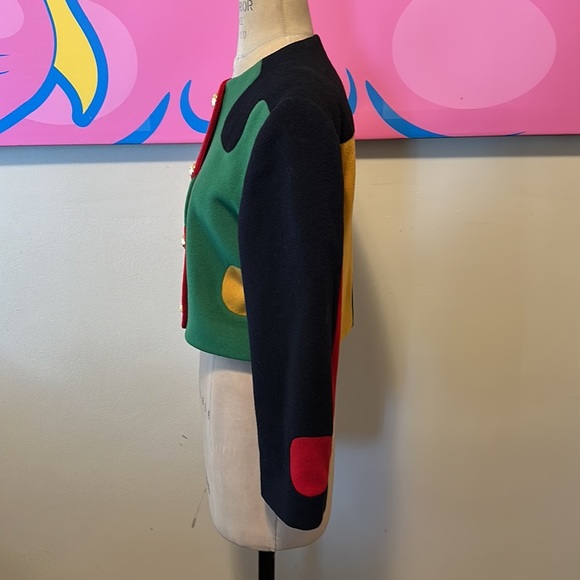 Moschino Cheap Chic Wool Puzzle Jacket Boxy - Picture 6 of 12